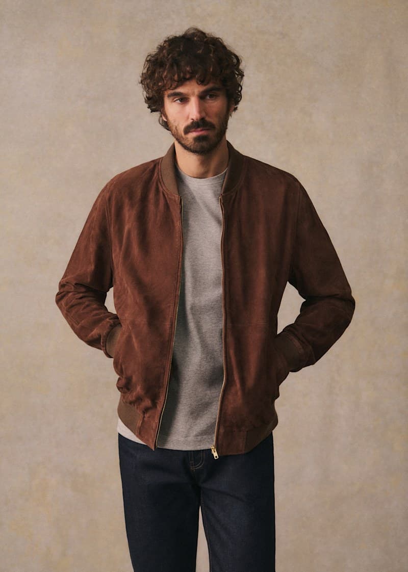 Suede Harvey Teddy - Camel
