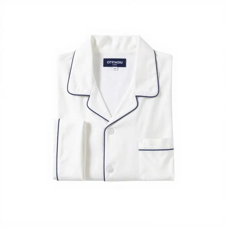 鎌倉襯衫 棉質 UNISEX 睡衣套裝（白色）