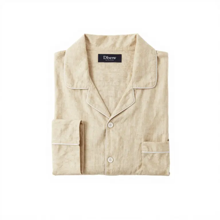 鎌倉襯衫 亞麻 UNISEX 睡衣套裝（米色系）